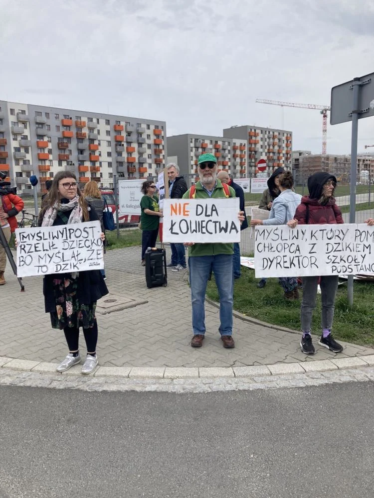Protest aktywistów