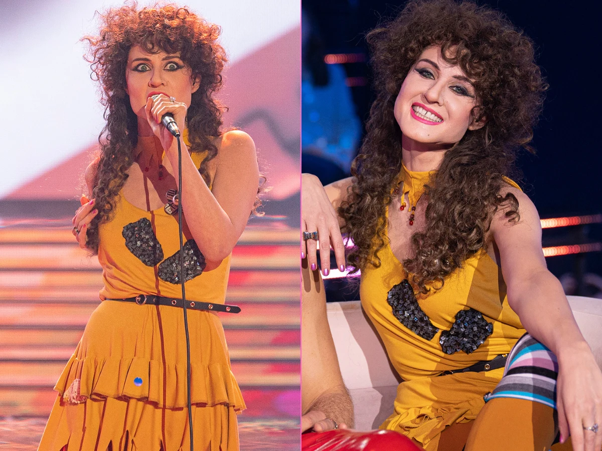 Julia Kamińska jako Beata Kozidrak w Twoja Twarz Brzmi Znajomo Julia Kamińska jako Beata Kozidrak w Twoja Twarz Brzmi Znajomo