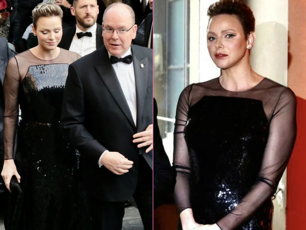 Księżna Charlene i książę Albert