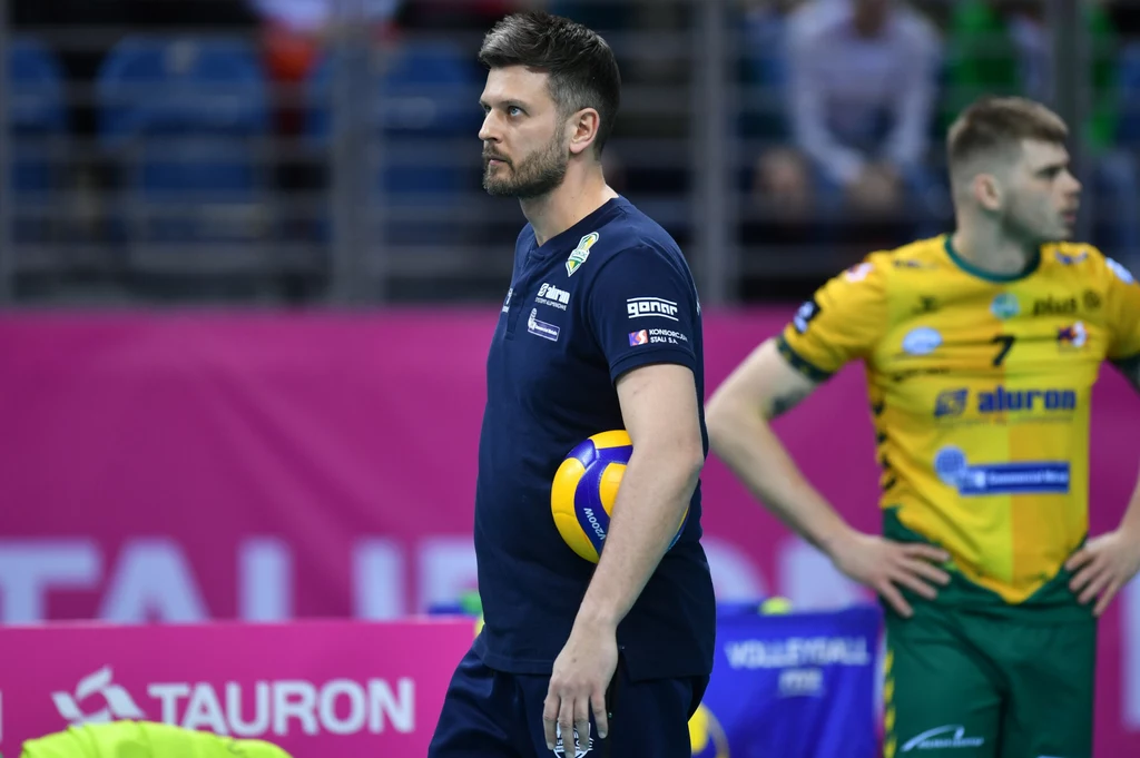 Michał Winiarski, trener Aluronu CMC Warty Zawiercie Michał Winiarski, trener Aluronu CMC Warty Zawiercie