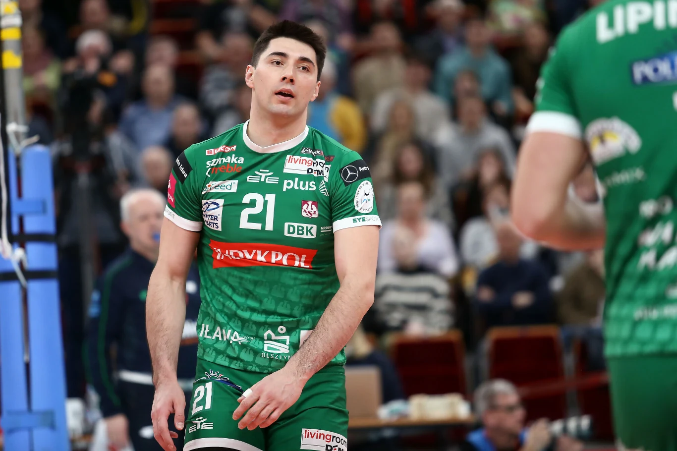 Karol Butryn w barwach Indykpolu AZS Olsztyn