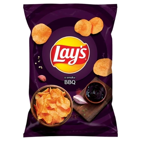 Lay's Chipsy ziemniaczane o smaku BBQ 130 g - promocja Carrefour - Ding.pl