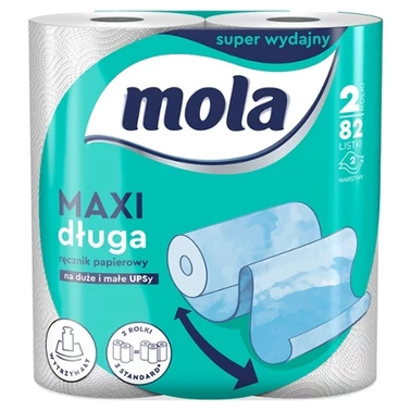 Mola Maxi długa Ręcznik papierowy 2 rolki - 1
