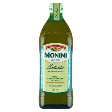 Monini Delicato Oliwa z oliwek najwyższej jakości z pierwszego tłoczenia 750 ml - 1