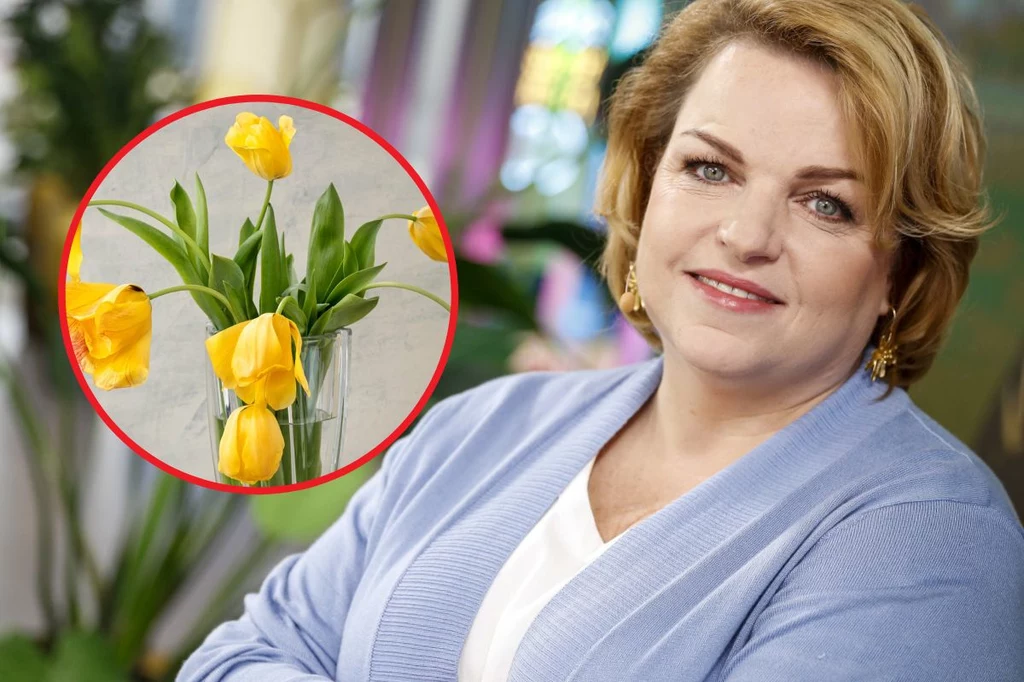 Katarzyna Bosacka zdradziła 4 proste triki na cięte tulipany