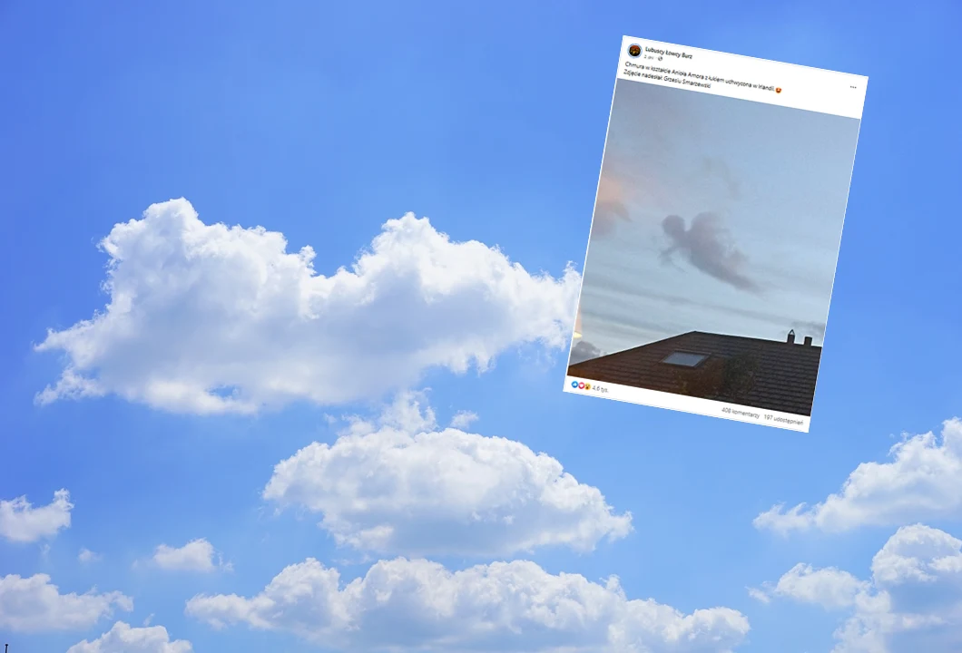 Nad Irlandią pojawiła się chmura o niezwykłym kształcie Nad Irlandią pojawiła się chmura o niezwykłym kształcie