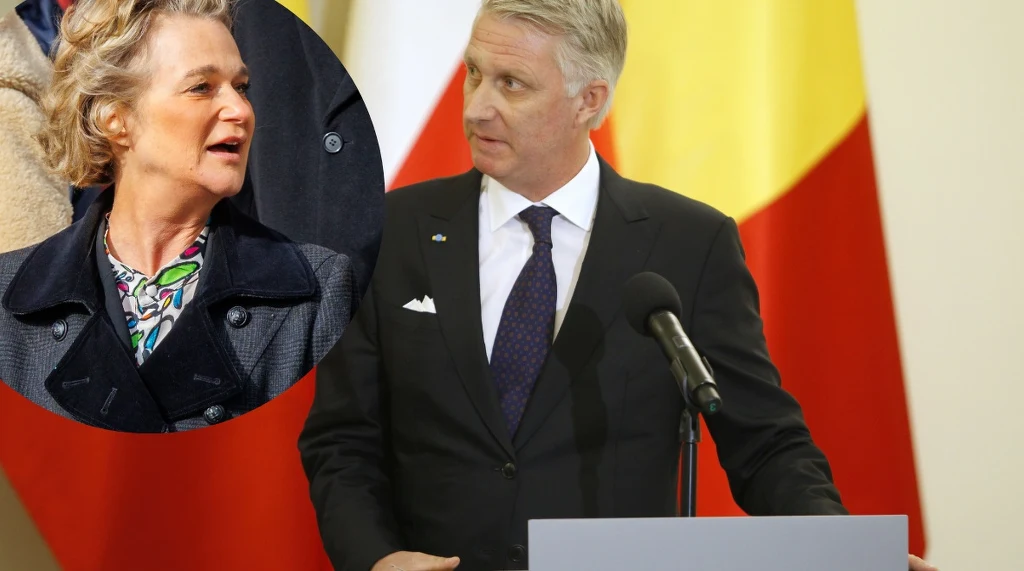 Król Filip I Koburg i księżniczka Delfina