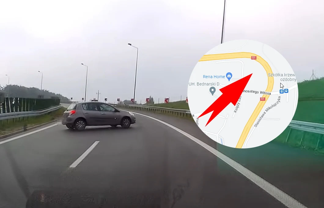 "Zakręt idiotów" już wkrótce przejdzie do historii / Fot: Youtube, Google Maps "Zakręt idiotów" już wkrótce przejdzie do historii / Fot: Youtube, Google Maps