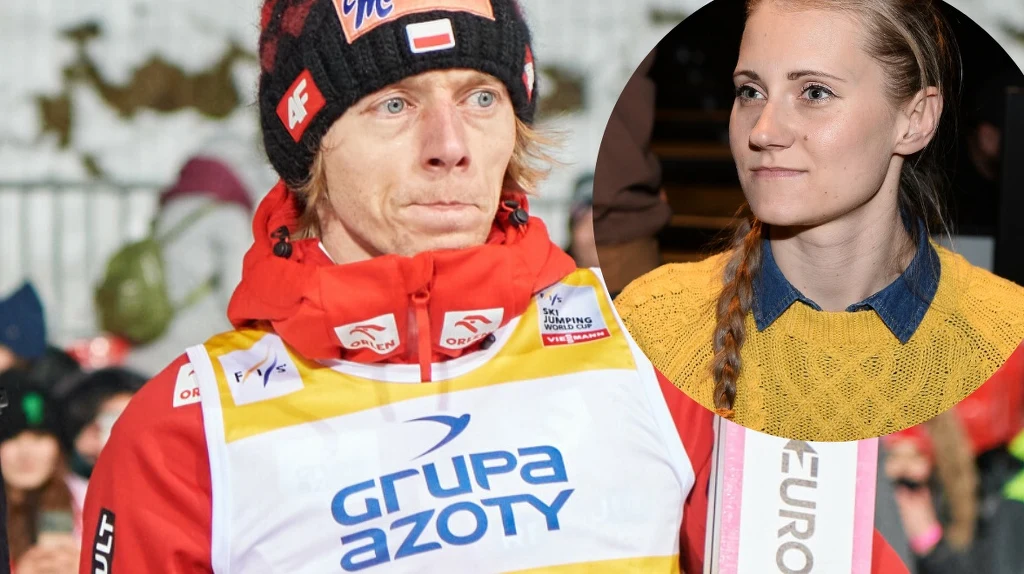 Dawid Kubacki i jego żona Marta Kubacka