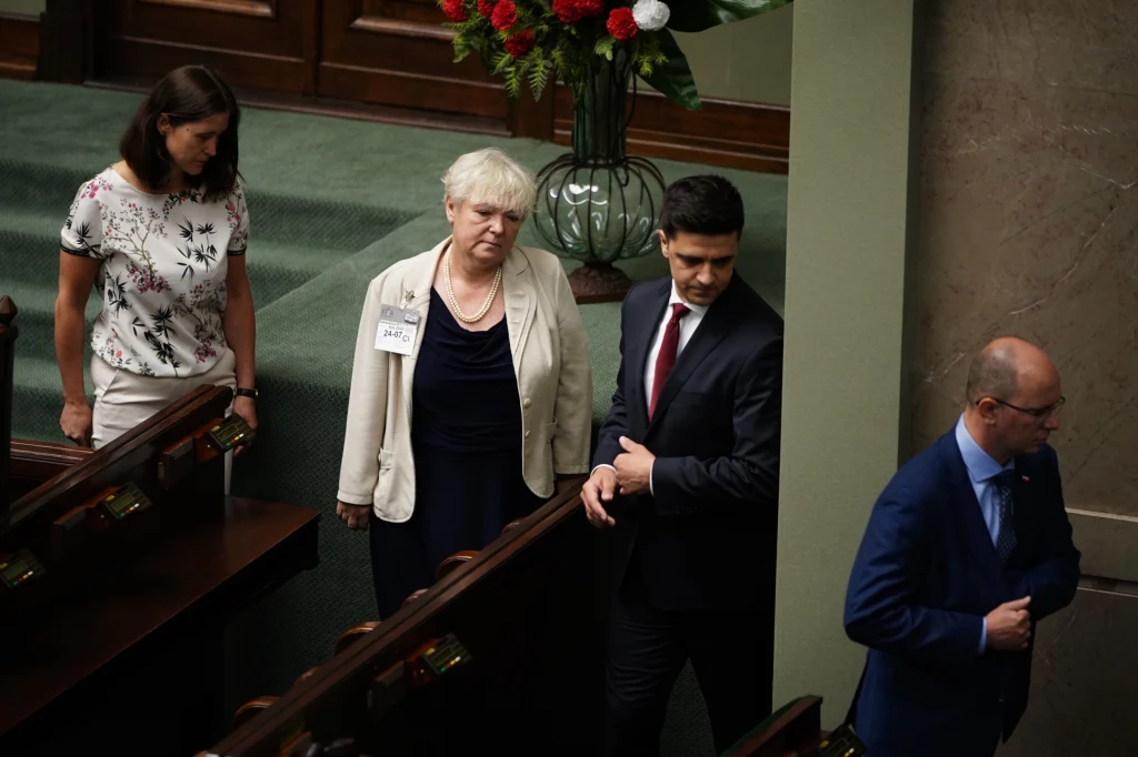 Członkowie Komisji ds. Pedofilii w Sejmie 24 lipca 2020 roku w dniu zaprzysiężenia 