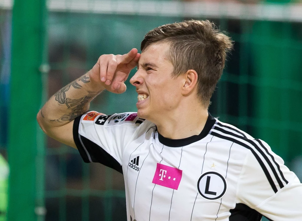 Jakub Kosecki w barwach Legii Warszawa Jakub Kosecki w barwach Legii Warszawa