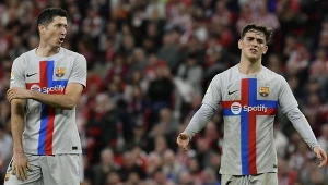 Robert Lewandowski i Gavi 