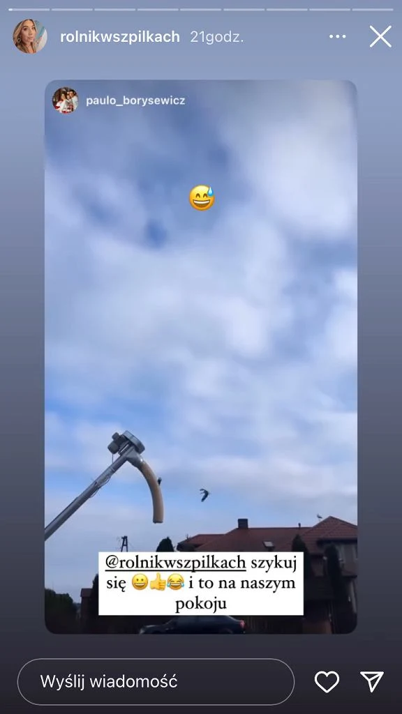 Małgorzata Borysewicz z "Rolnika" udostępniła relację męża