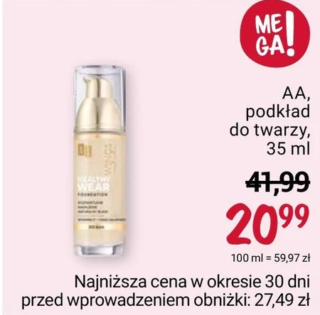 Podkład do twarzy AA
