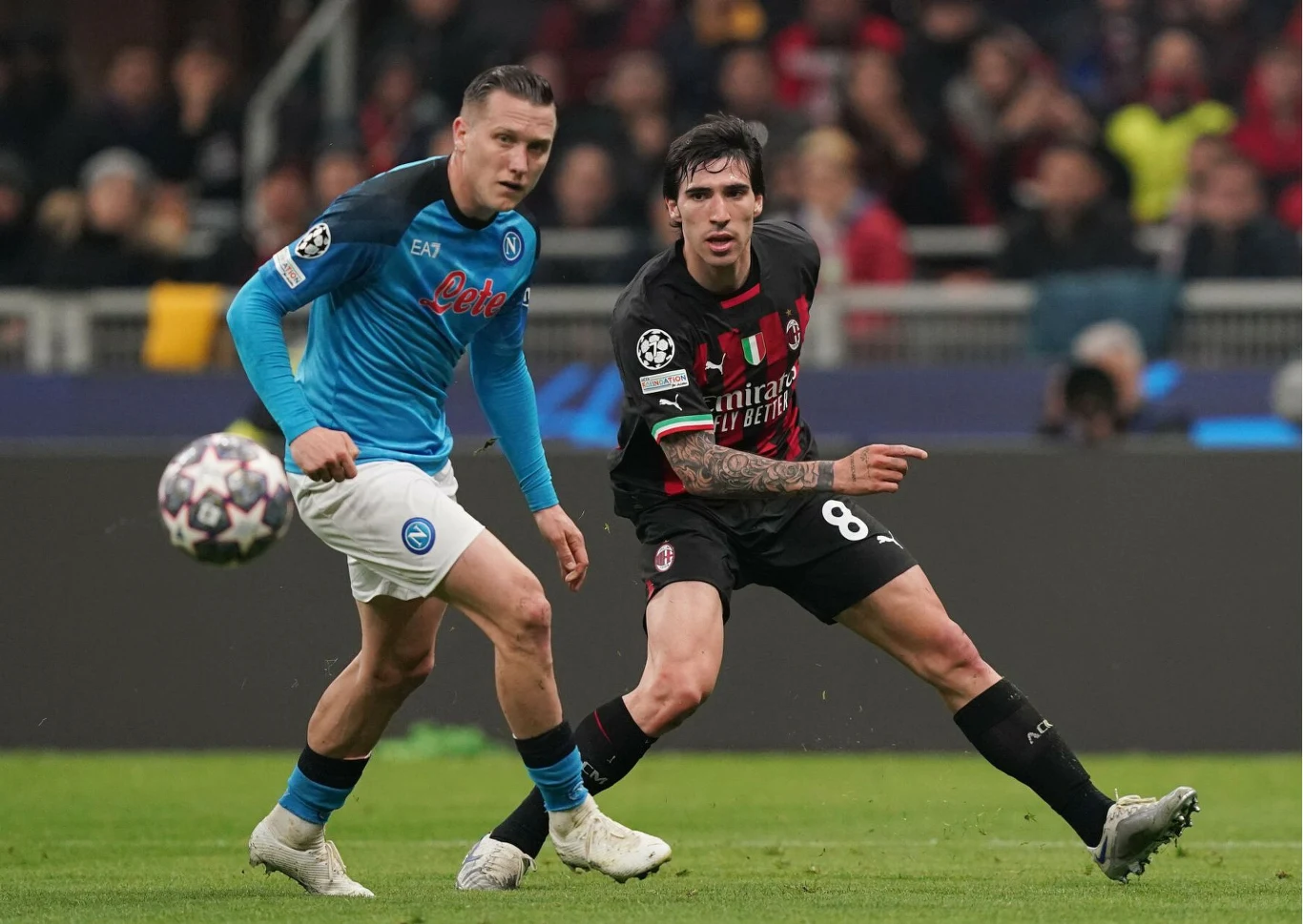 Piotr Zieliński i Sandro Tonali