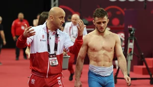Patryk Ołenczyn i jego oraz trener Krzysztof Ołenczyn