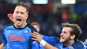 Gwiazdy SSC Napoli: Piotr Zieliński oraz Khvicha Kvaratskhelia