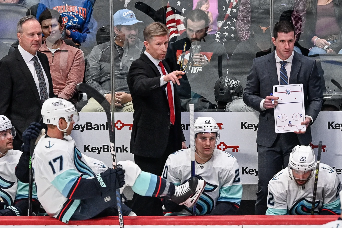 Dave Hakstol, trener Seattle Kraken Dave Hakstol, trener Seattle Kraken