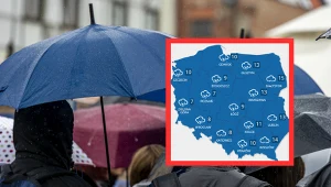 Środa będzie najbardziej deszczowym dniem w całym tygodniu, później nastąpi przełom