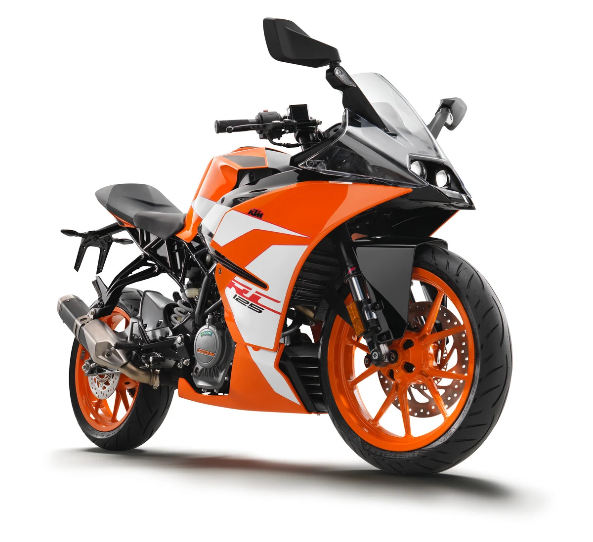 KTM RC125 to radykalnie wyglądający motocykl sportowy