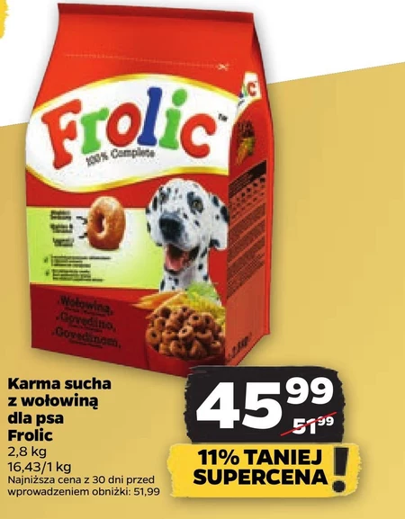 Karma dla psa Frolic