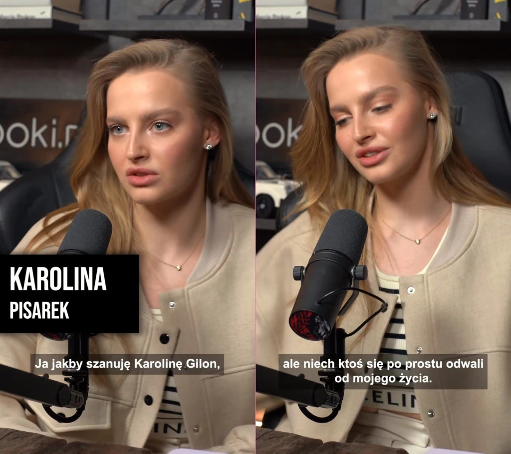 Karolina Pisarek o Karolinie Gilon u Żurnalisty (fragmenty wypowiedzi) Karolina Pisarek o Karolinie Gilon u Żurnalisty (fragmenty wypowiedzi)