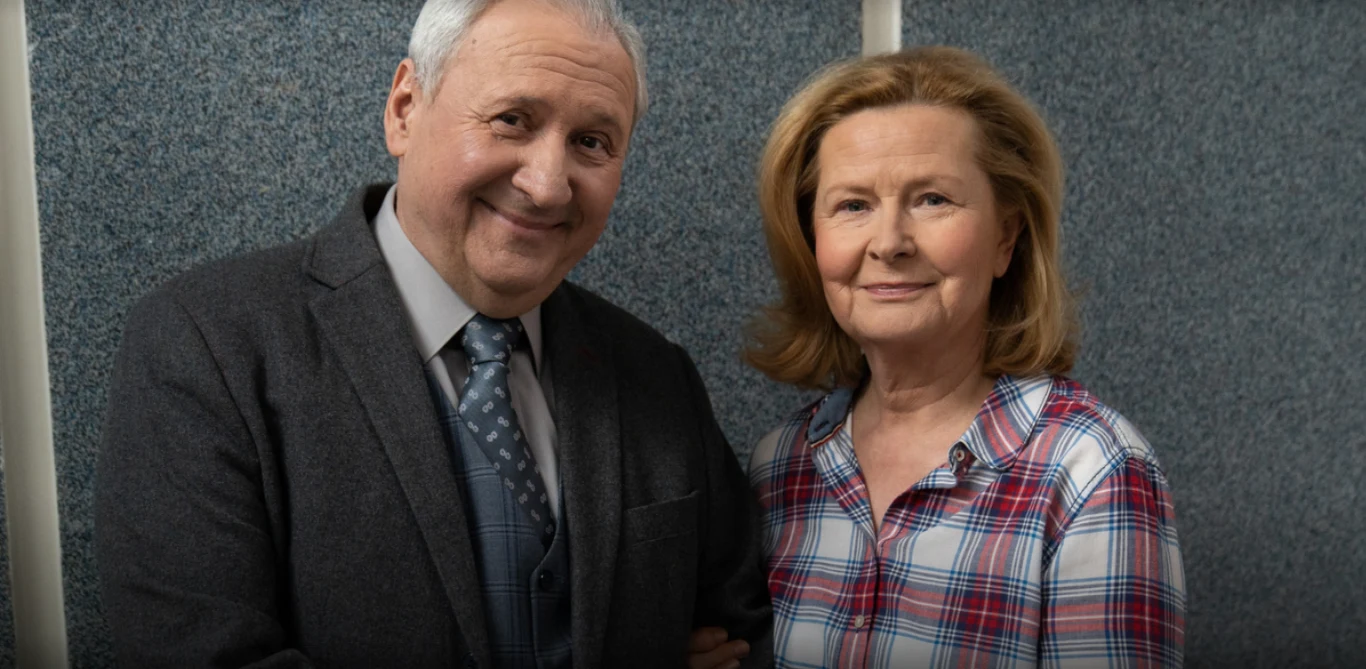 Andrzej Grabarczyk i Barbara Bursztynowicz w serialu "Klan" Andrzej Grabarczyk i Barbara Bursztynowicz w serialu "Klan"