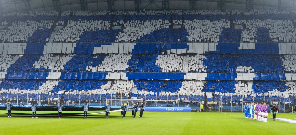 Kibice Lecha Poznań w meczu z Fiorentiną Kibice Lecha Poznań w meczu z Fiorentiną