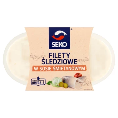 SEKO Filety śledziowe w sosie śmietanowym 250 g - 3
