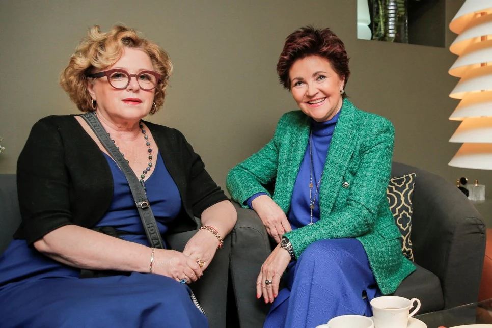 Jolanta Kwaśniewska i Nina Kowalewska-Motlik