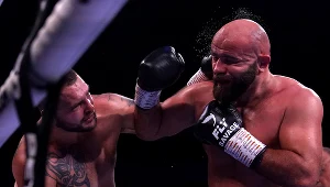 Alen Babić (z prawej), tu w walce z Davidem Spilmontem