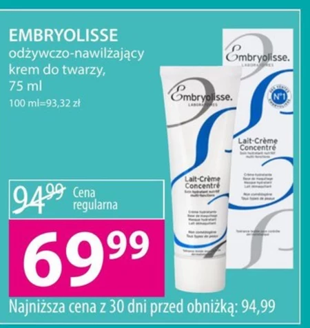 Krem do twarzy Embryolisse