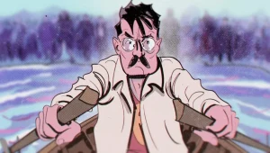 Animowany Maciej Parowski w filmie "Fantastyczny Matt Parrey"