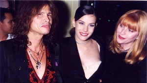 Steven Tyler, Liv Tyler i Bebe Buell na premierze filmu "Ukryte pragnienia" - Los Angeles, 1996 r.