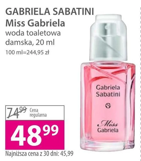 Woda toaletowa dla kobiet Gabriela Sabatini