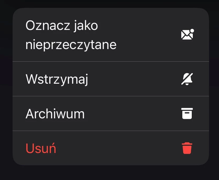 Kasowanie wiadomości na Messengerze.