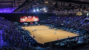 Rozrywka nie tylko na korcie. Organizatorzy turnieju w Stuttgarcie spisali się na medal