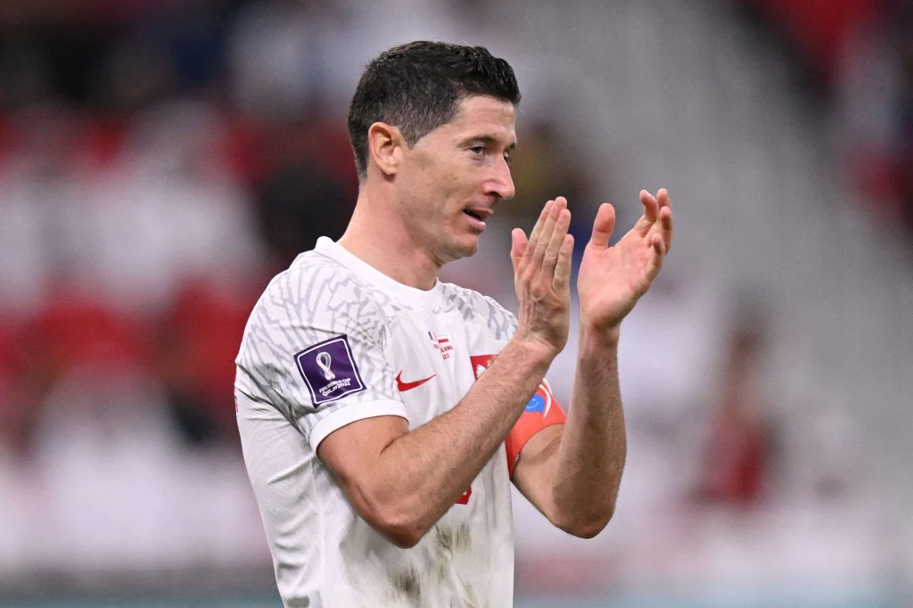 Robert Lewandowski w barwach reprezentacji Polski Robert Lewandowski w barwach reprezentacji Polski