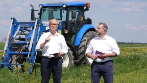 Włodzimierz Czarzasty i Arkadiusz Iwaniak podczas konwencji "Polska wieś - wspólne dobro"