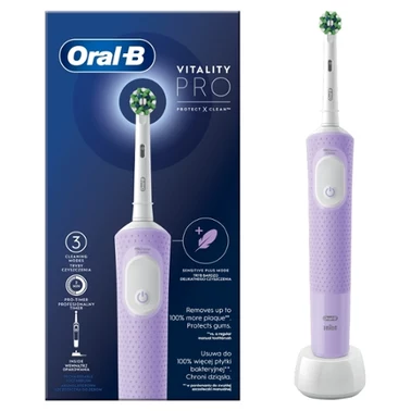 Oral-B Vitality Pro Purple Szczoteczka elektryczna, Fioletowa - 2