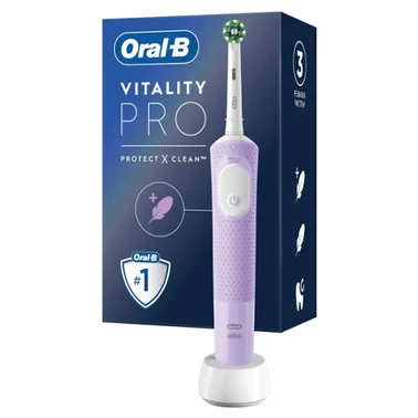 Oral-B Vitality Pro Purple Szczoteczka elektryczna, Fioletowa - 0