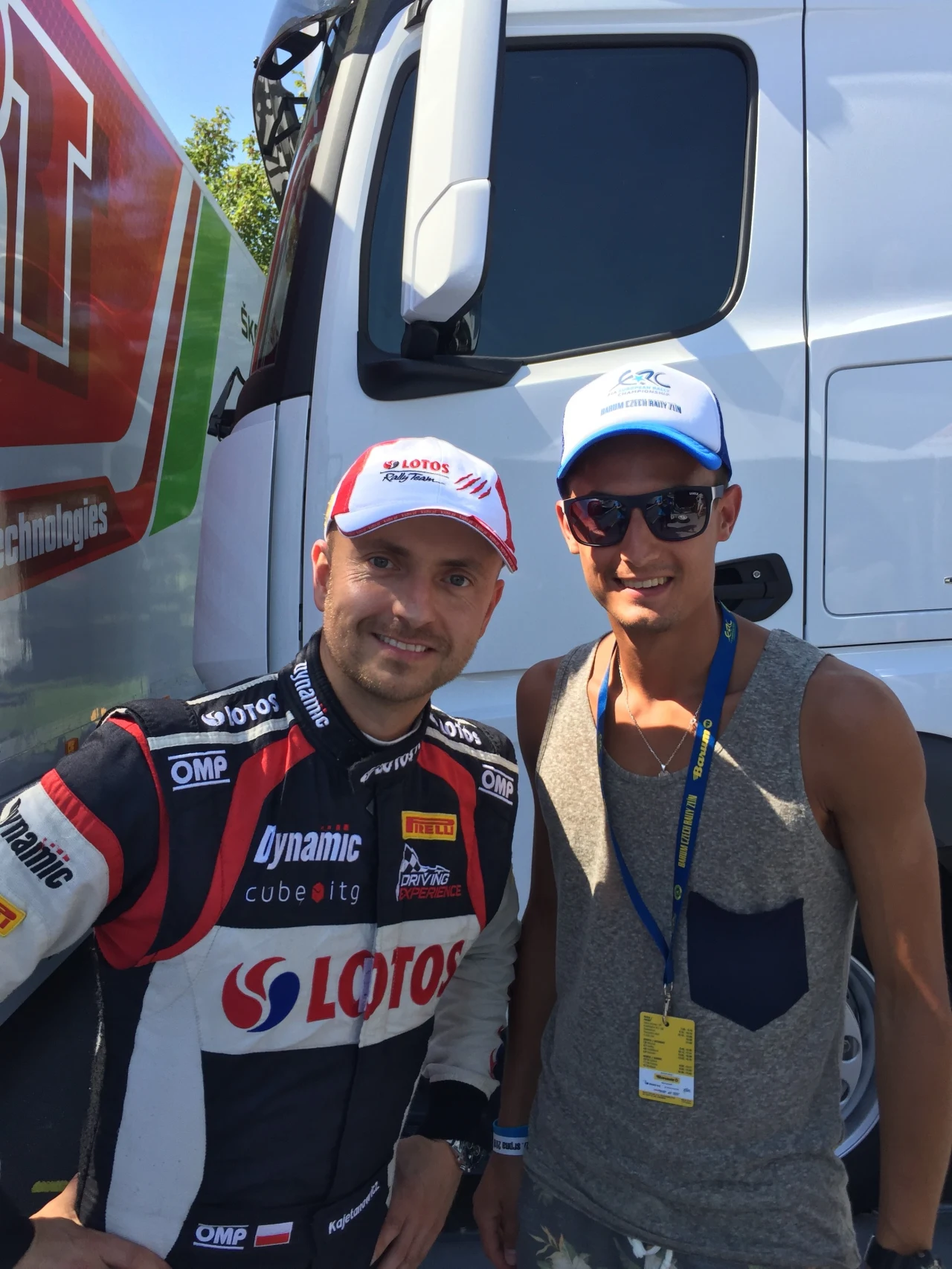 Maciej Kot z Kajetanem Kajetanowiczem na Rajdzie Barum Maciej Kot z Kajetanem Kajetanowiczem na Rajdzie Barum