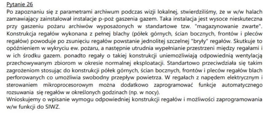 Fragment dokumentacji projektowej