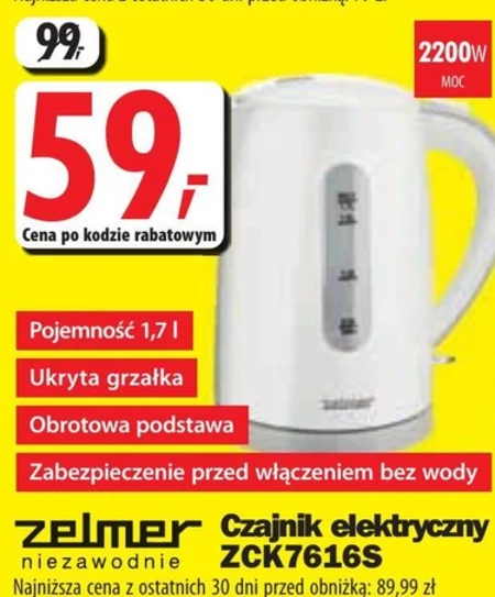 Czajnik elektryczny Zelmer