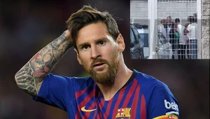 Lionel Messi przyłapany w Barcelonie. Kibicom nie do końca o to chodziło