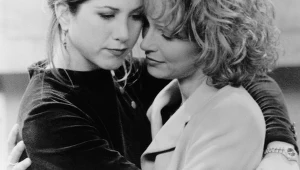 Jennifer Aniston (L) i Jennifer Grey (P) w serialu "Przyjaciele"