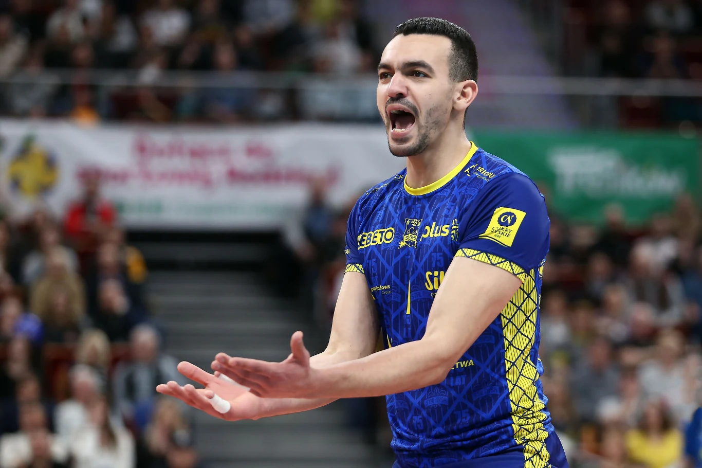 Zouheir El Graoui, przyjmujący PSG Stali Nysa