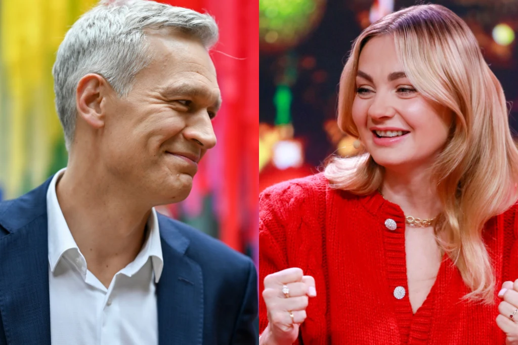 Michał Żebrowski i Małgorzata Socha