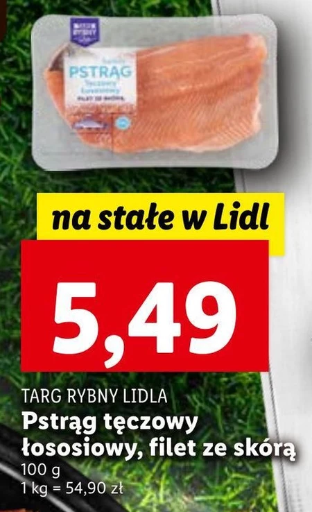 Pstrąg tęczowy Targ rybny Lidla