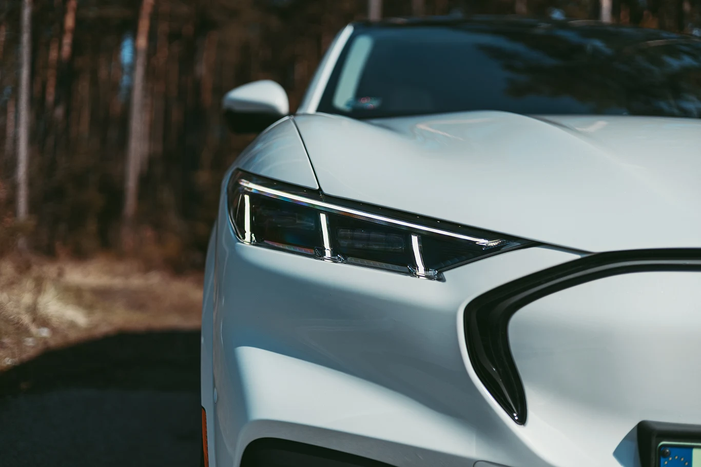 Ford Mustang Mach-E Frost White